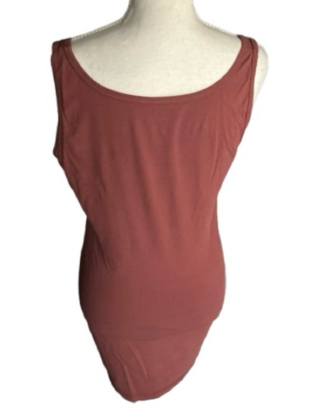 SOFTEST!!! Pima Cotton Tunic Tank Top PERUVIAN CONNECTION Long Designer Med - Picture 8 of 10